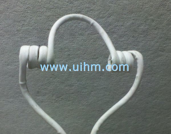 twin ear shape induction coil