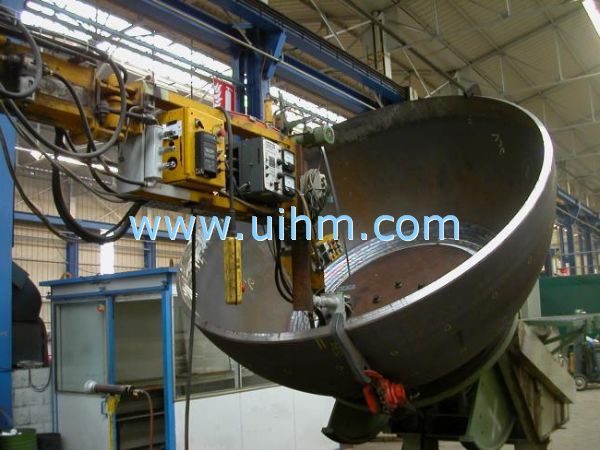 induction brazing shell