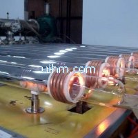 ultra-high frequency(UHF) induction vacuum coating for solar collector tube