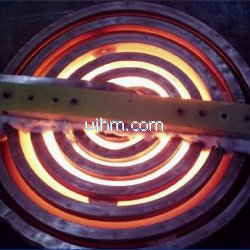 induction heating stainless plate with pancake induction coil