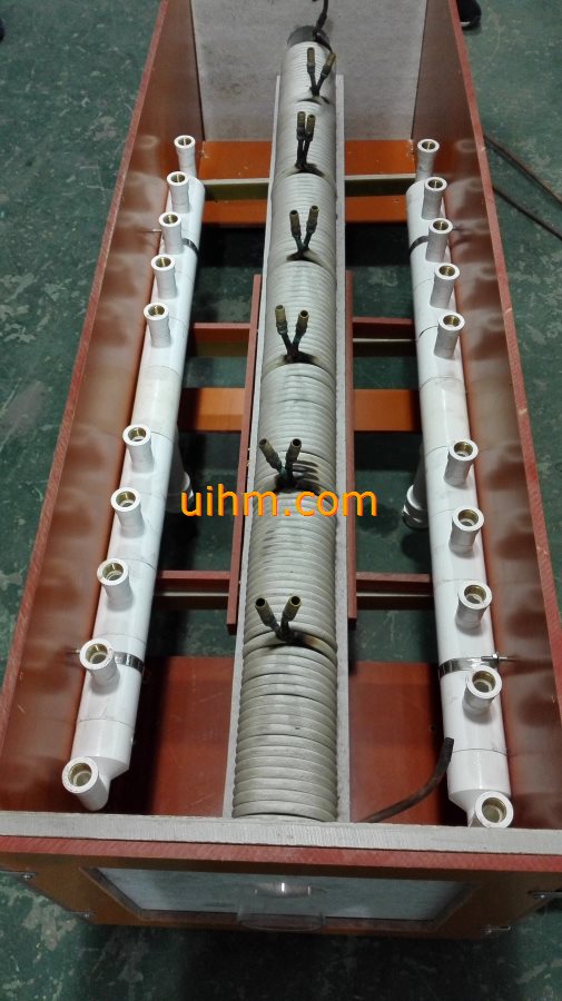 customized induction coil for forging works with series connection