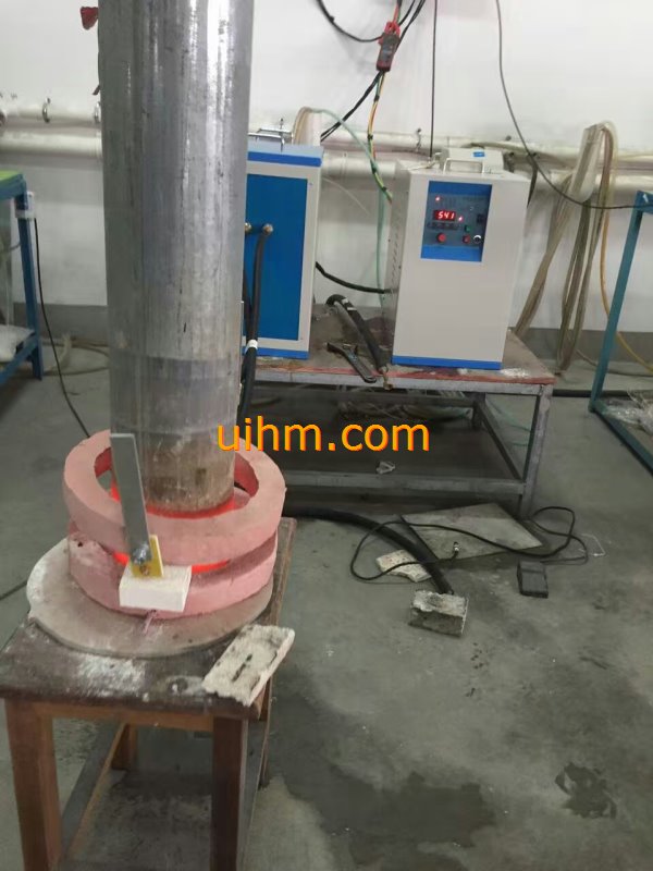 customized induction coil for heating steel pipe end